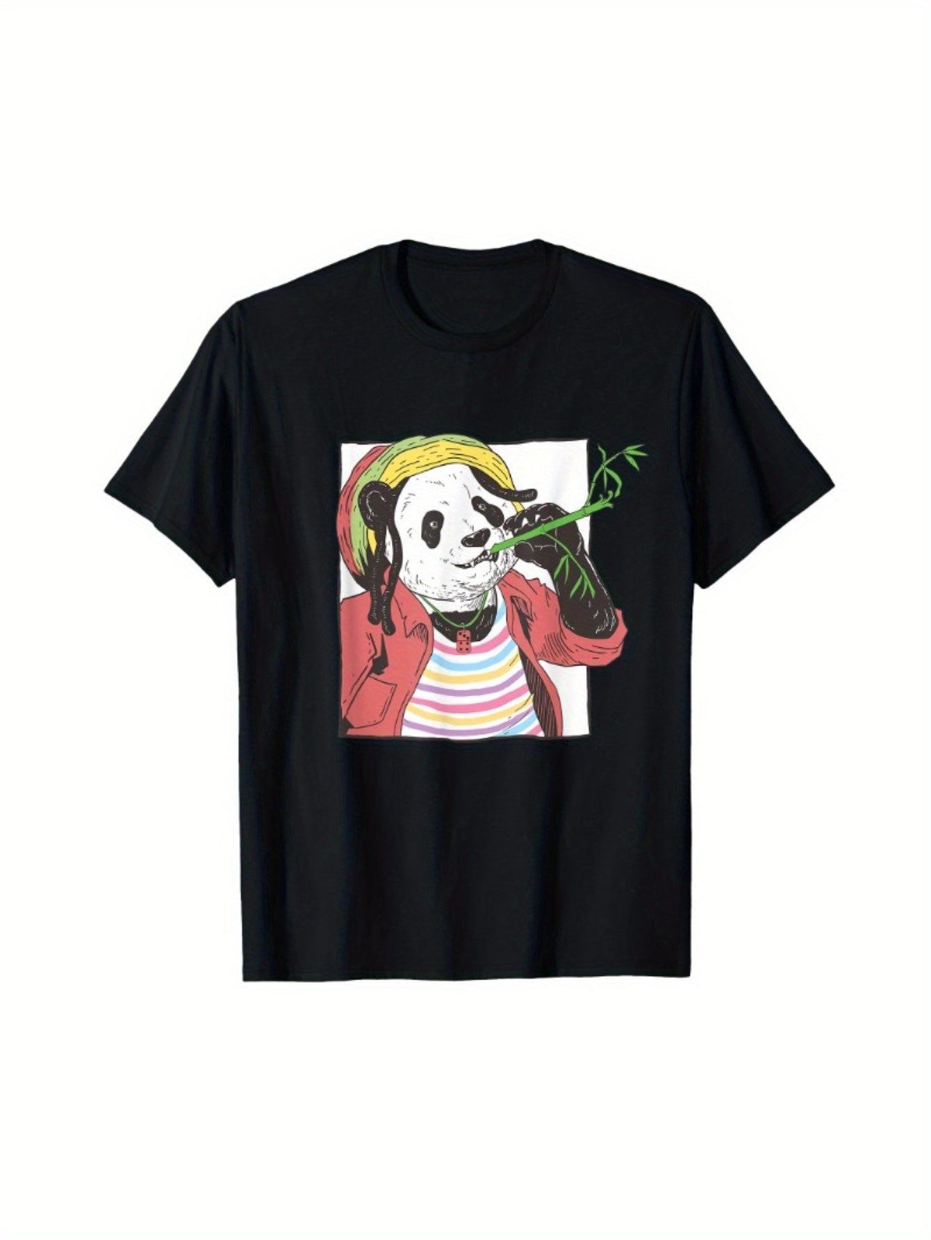 Reggae Panda Is My Spirit Animal Christmas Day Event Party Men's T-Shirt
