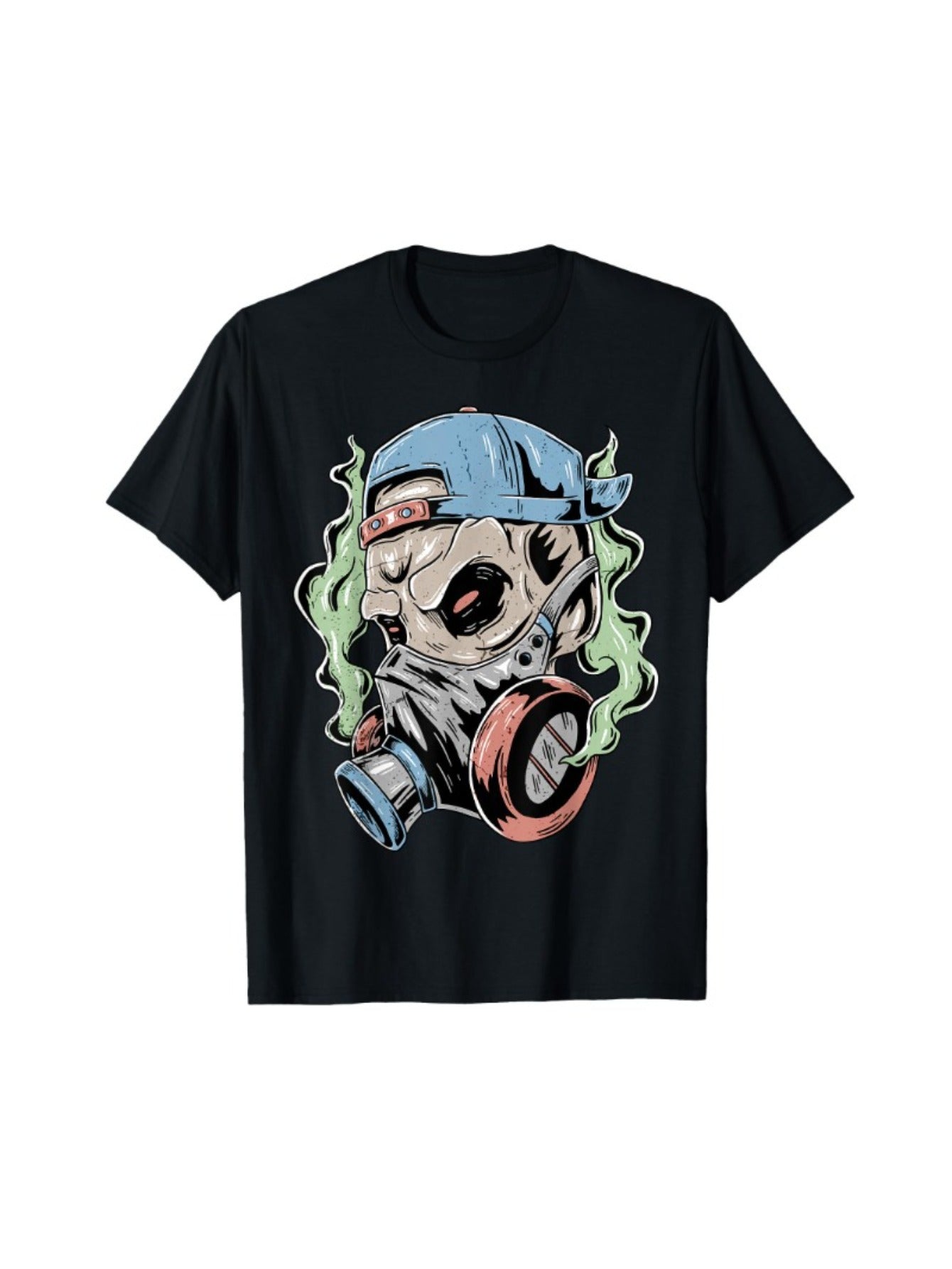 Car spray graffiti skull body spray paint T-shirt