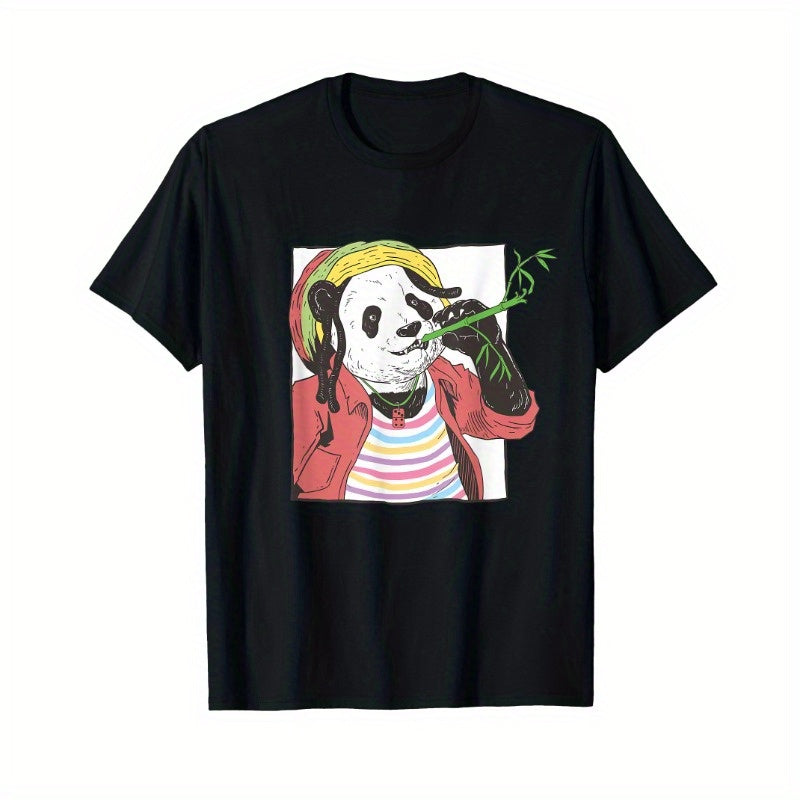 Reggae Panda Is My Spirit Animal Christmas Day Event Party Men's T-Shirt