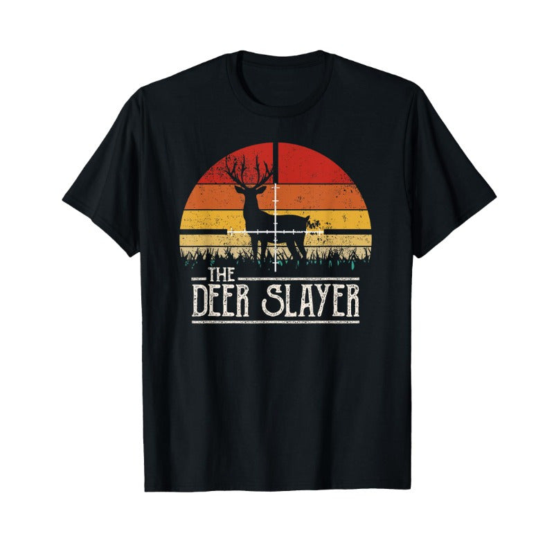 Vintage Sunset Vintage Style Deer Hunter Deer Hunter T-Shirt