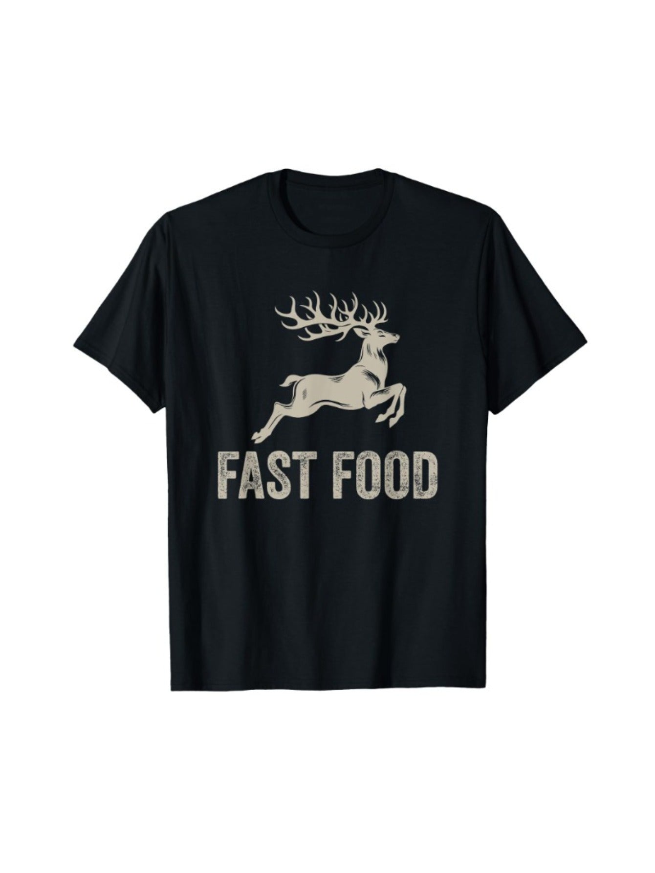 Fast food deer funny jokes hunting shirt dad hunter t-shirt