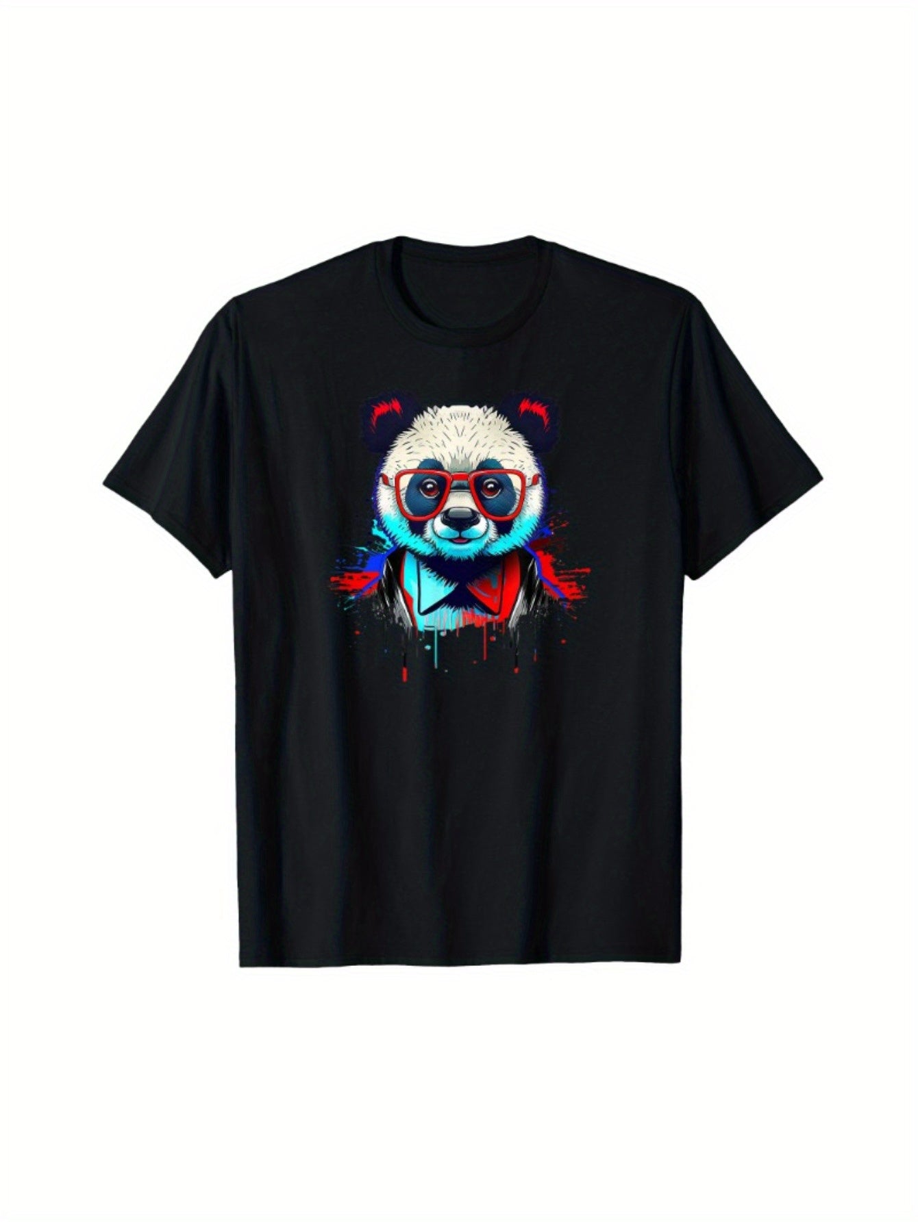 Cute Panda Bow Panda Baby Christmas Day Event Party Men's T-Shirt