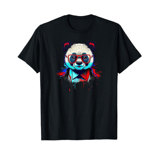 Cute Panda Bow Panda Baby Christmas Day Event Party Men's T-Shirt