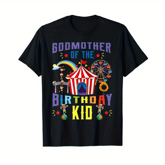 Birthday Godmother Children's Circus Amusement Park Party T-Shirt