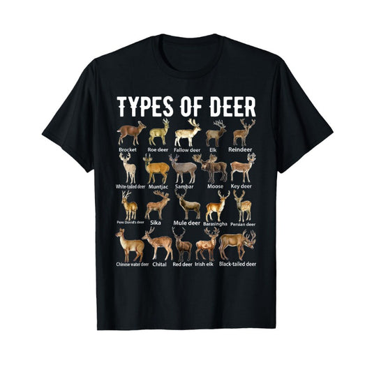 Type of deer shirt deer shirt hunter shirt deer hunting t-shirt