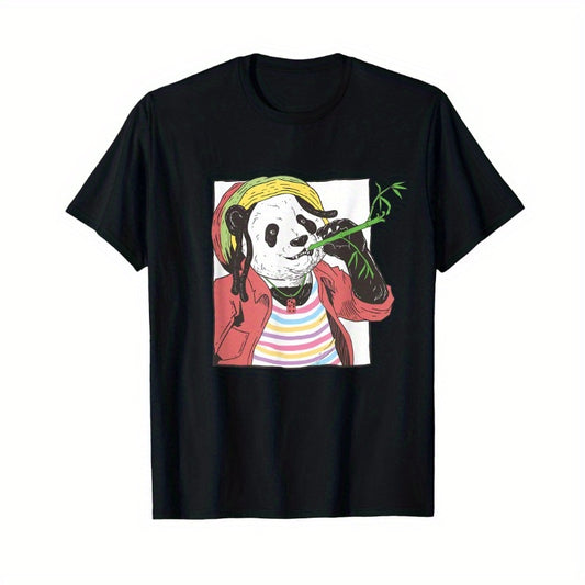 Reggae Panda Is My Spirit Animal Christmas Day Event Party Men's T-Shirt