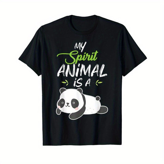 Spirit Beast Panda Cute Panda Classic Gift Christmas Day Event Party Men's T-Shirt